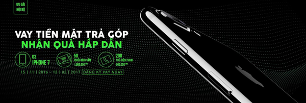 Vay tiền mặt trả góp - Nhận quà hấp dẫn