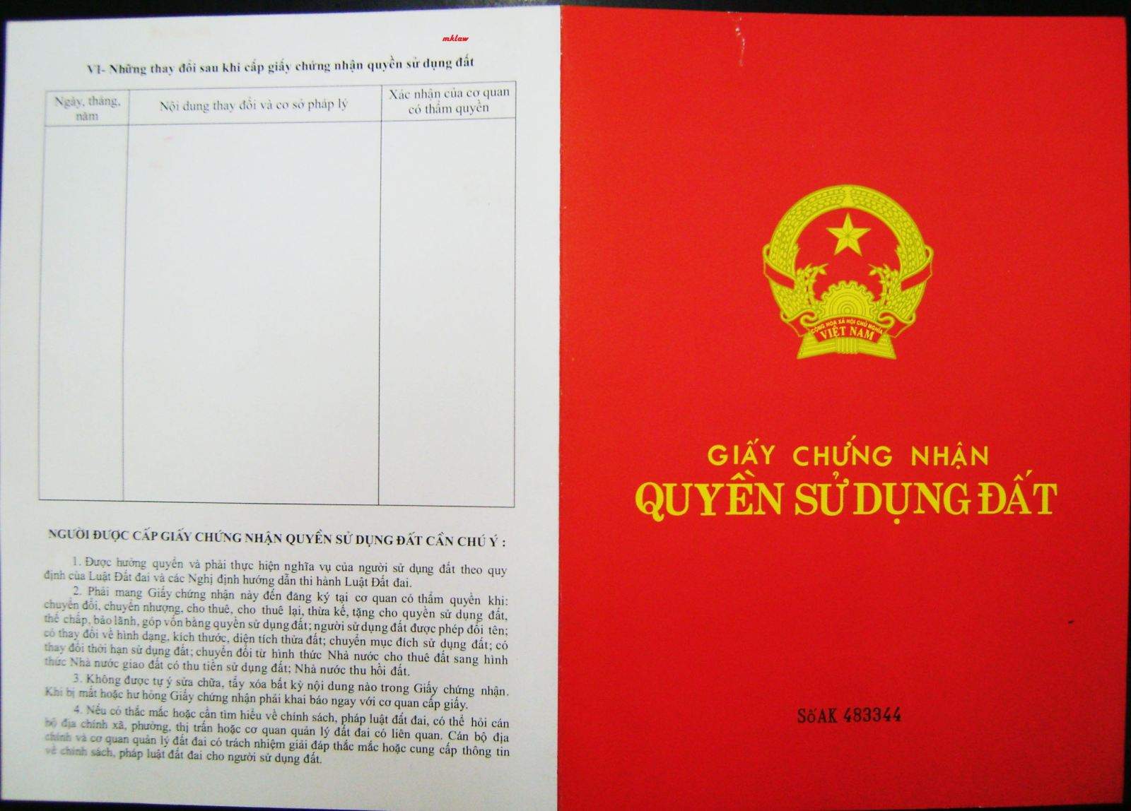Đất nông nghiệp phải có giấy chứng nhận quyền sử dụng đất mới được thế chấp